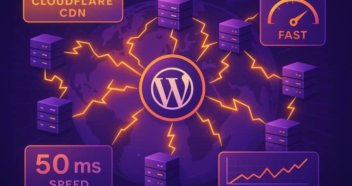 cloudflare cdn cache accelerer wordpress